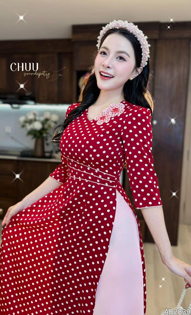 Áo Dài Phú Quý AD2839 (áo lẻ)