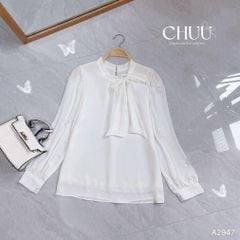 Áo Sơ Mi Tay Đính Bướm A2947