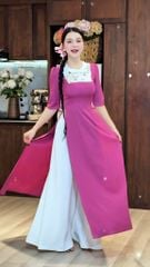 Áo Dài Giỏ Lan Rừng AD2016 (áo lẻ)