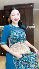 Áo Dài Line Nút Bọc P2 AD9002.3029 (áo lẻ)