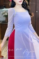 Áo Dài 4 Tà Ngọc Ruby AD2805 (Áo lẻ)