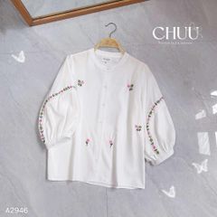 Áo Sơ Mi Cầu Vồng Hoa Thêu A2946