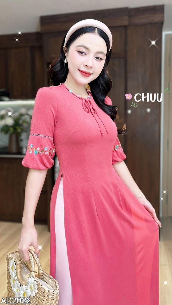 Áo Dài Candy Ngọt Ngào AD9001.2022 (áo lẻ)