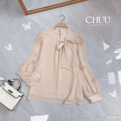 Áo Sơ Mi Tay Đính Bướm A2947