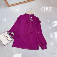 Áo Sơ Mi Tay Đính Bướm A2947