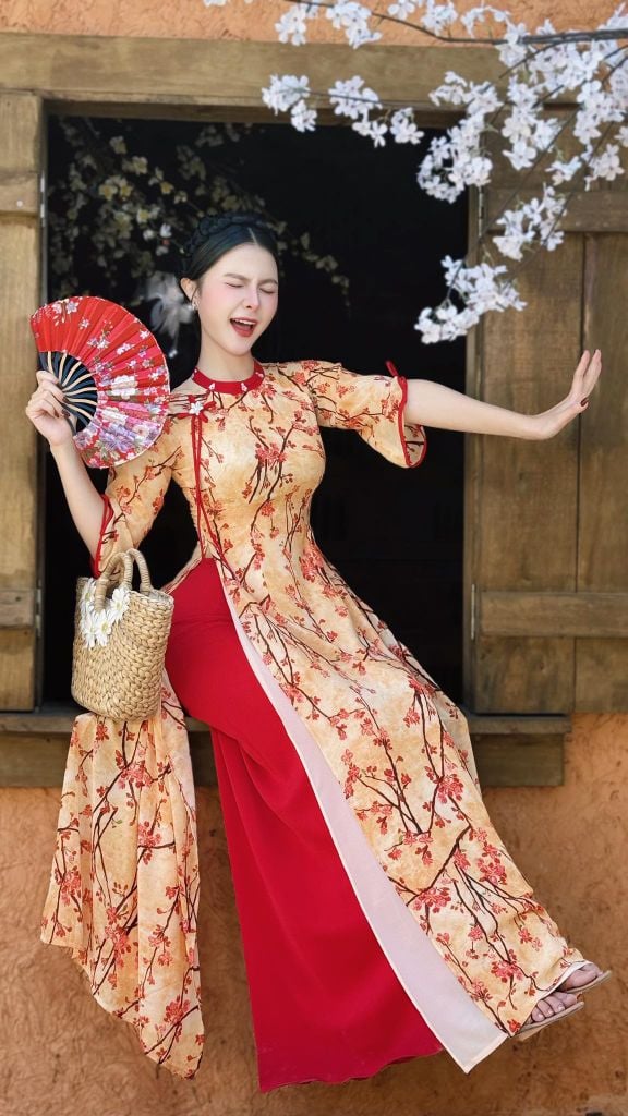 Áo Dài Mỳ Quảng AD2025 (áo lẻ)