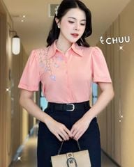 Áo Sơ Mi Hoa Leo Nổi 3D AT9002.1651