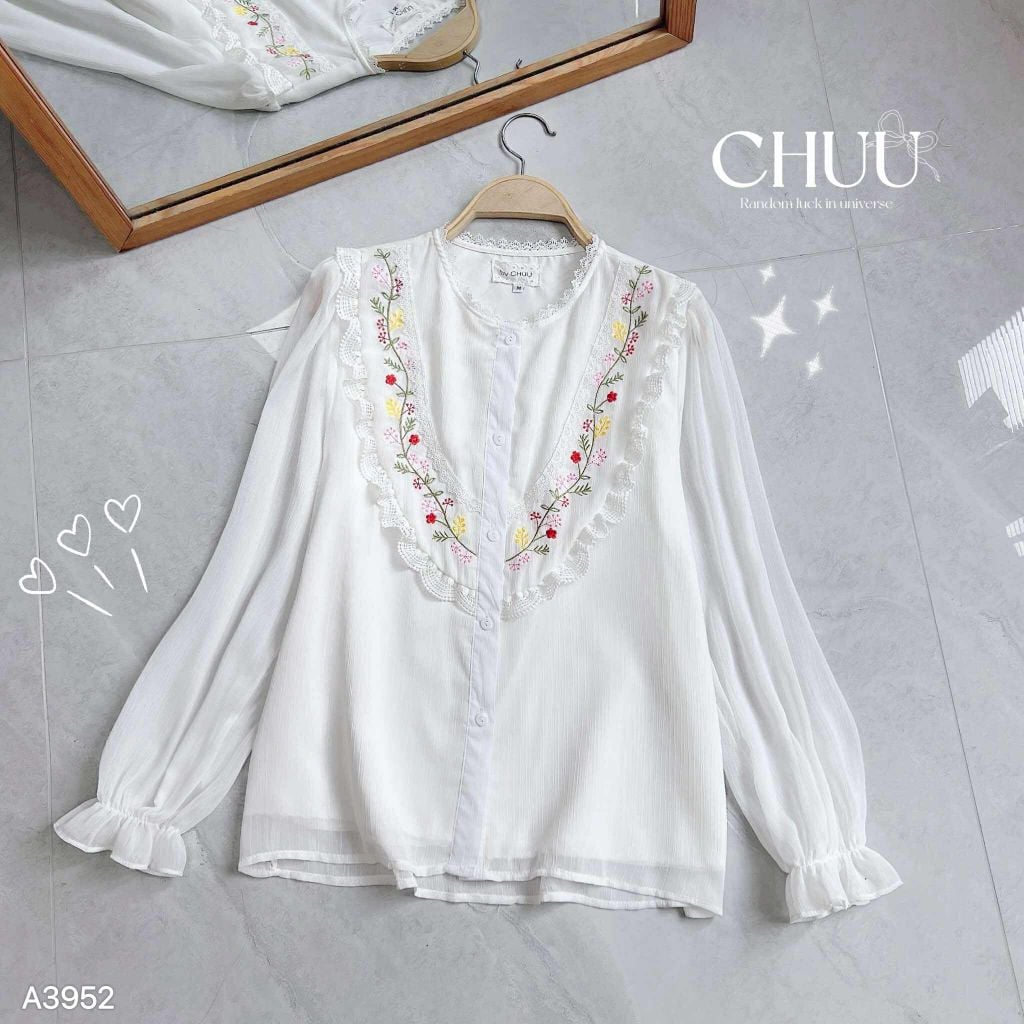 Áo Sơ Mi Dòng Sông Hoa AT9001.3952