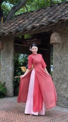 Áo Dài 4T Kén Bướm AD3038 (áo lẻ)