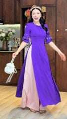 Áo Dài Candy Ngọt Ngào AD9001.2022 (áo lẻ)