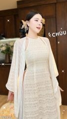 Áo Dài + Choàng Đám Mây AD9003.3035 (áo lẻ)