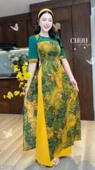 Áo Dài Line Nút Bọc P2 AD9002.3029 (áo lẻ)