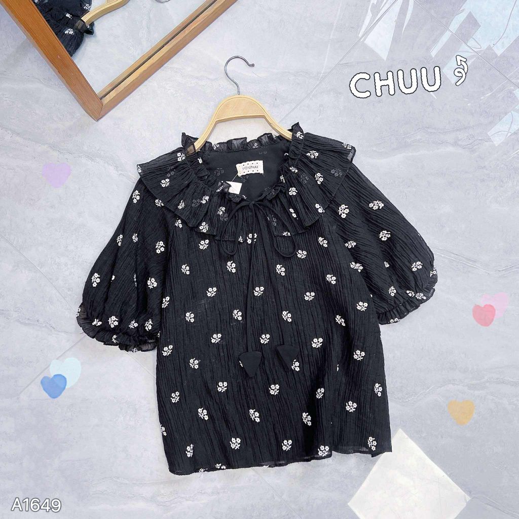 Áo Sơ Mi Tơ Nụ Hồng A9002.1649