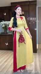Áo Dài Vườn Địa Đàng Kèm Phụ Kiện AD2010 (Áo lẻ)