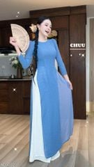 Áo Dài 4 Tà Châu Báu AD3032 (áo lẻ)