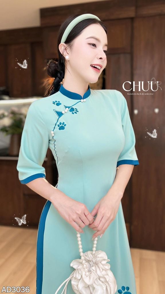 Áo Dài Paw Paw 125cm AD3036 (áo lẻ)