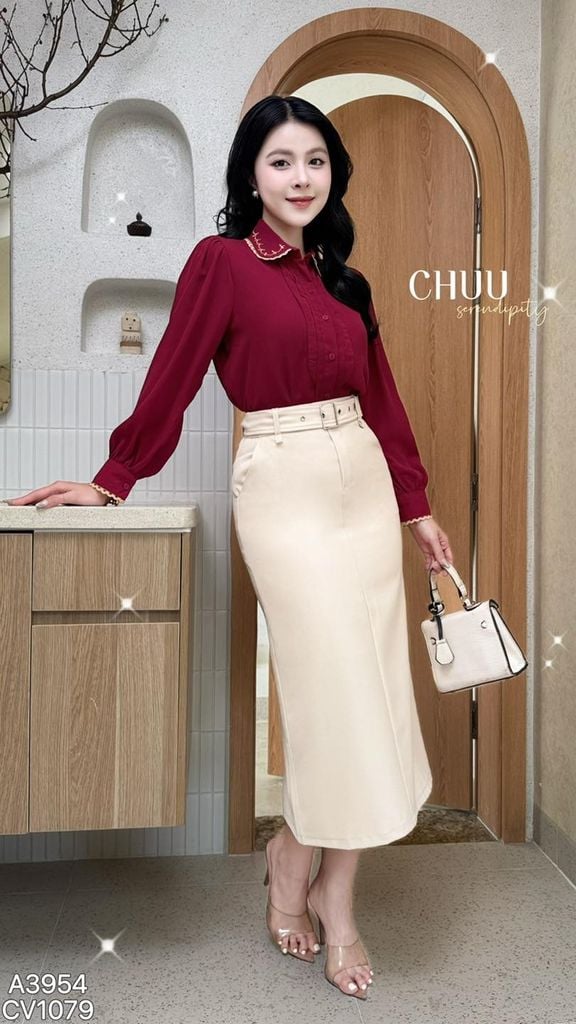 Áo Sơ Mi Cổ Vương Miện AT9001.3954