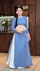 Áo Dài 4 Tà Châu Báu AD3032 (áo lẻ)