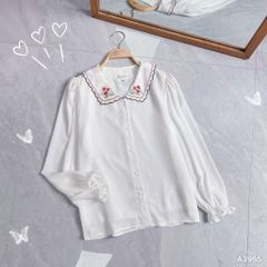 Áo Sơ Mi Hoa Ban Đỏ AT9001.3955