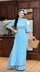Áo Dài Hòa Bình AD9003.3044 (áo lẻ)