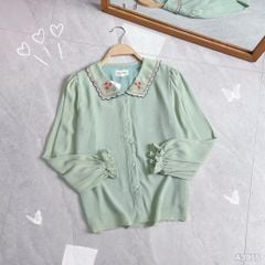 Áo Sơ Mi Hoa Ban Đỏ AT9001.3955