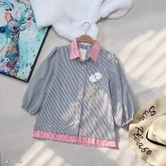 Áo Sơ Mi Sọc Hoàng Hoa A3959 (Áo lẻ)