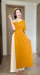Áo Dài Nắng Mơ AD3049 (Áo lẻ)