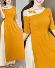 Áo Dài Nắng Mơ AD3049 (Áo lẻ)