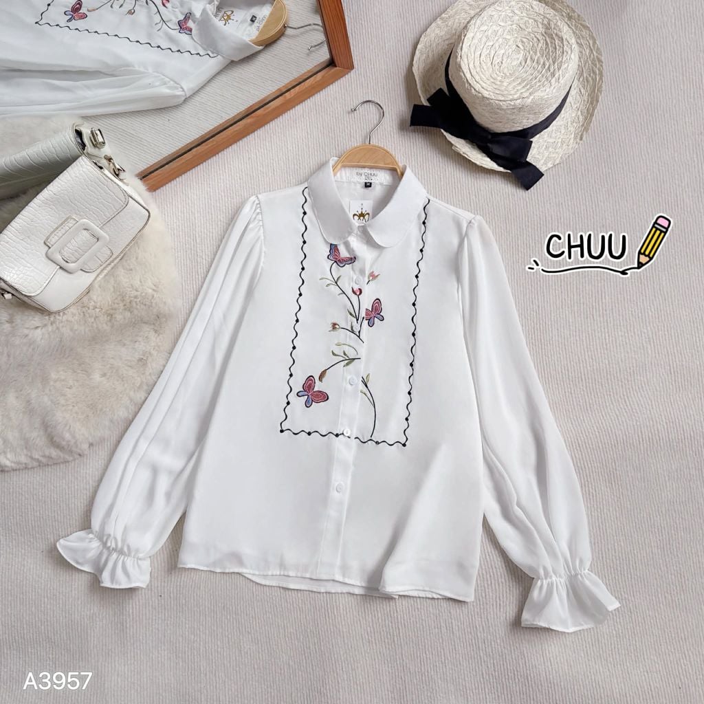 Áo Sơ Mi Bướm Ngũ Sắc A3957 (Áo lẻ)