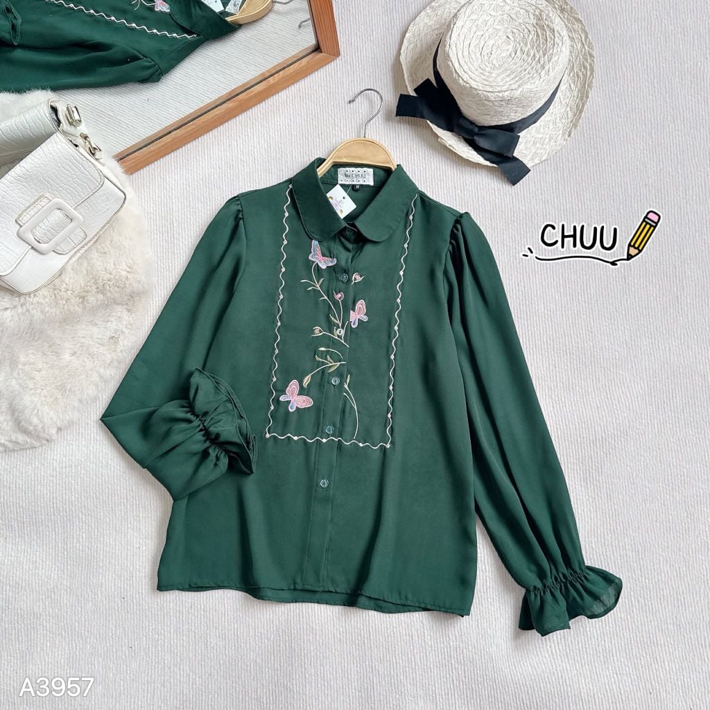 Áo Sơ Mi Bướm Ngũ Sắc A3957 (Áo lẻ)