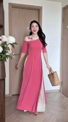 Áo Dài Nắng Mơ AD3049 (Áo lẻ)