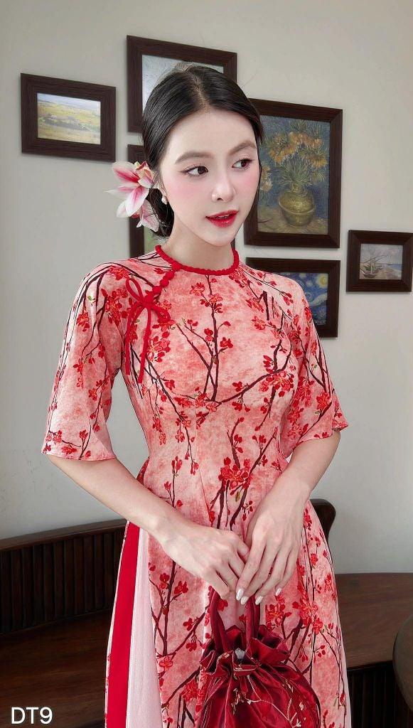 Áo Dài Phong Lan Rừng AD2021 (Áo lẻ)