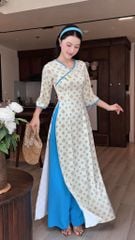 Áo Dài Bánh Hoa Búp AD3055 (Áo lẻ)