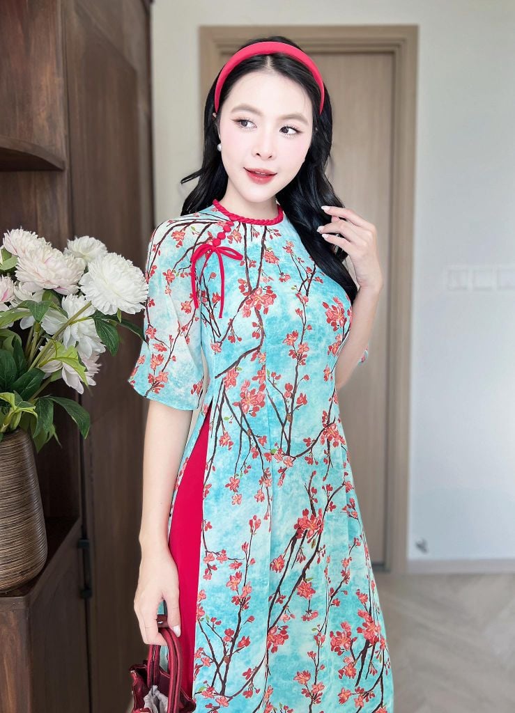 Áo Dài Phong Lan Rừng AD2021 (Áo lẻ)