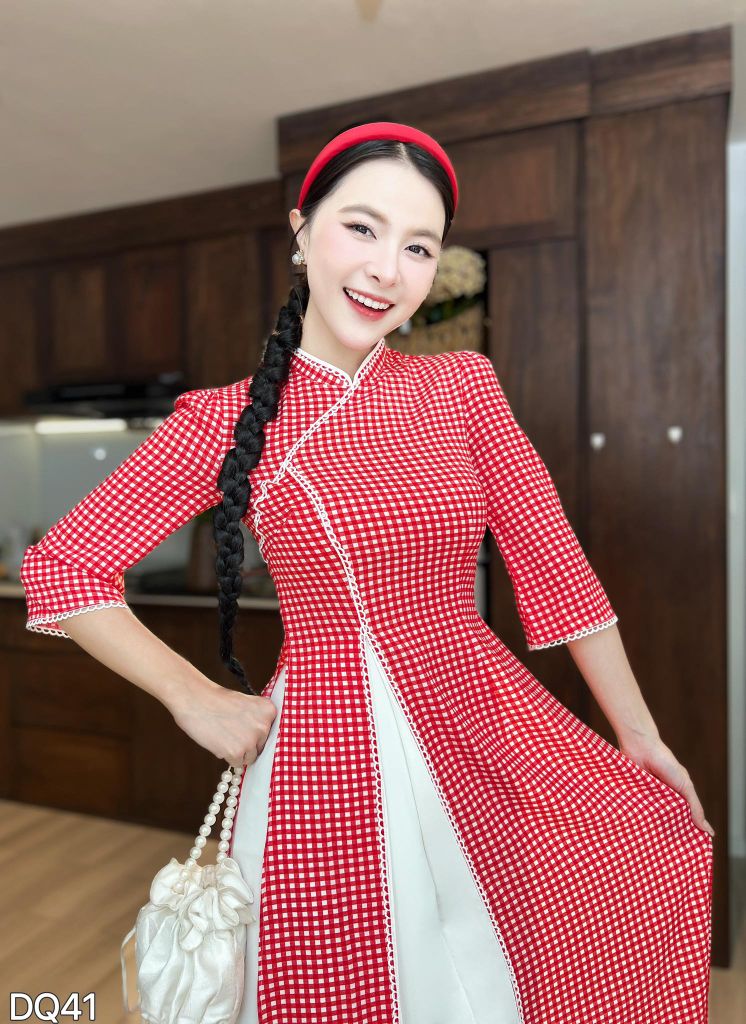 Áo Dài Hòa Bình AD3044 (Áo lẻ)