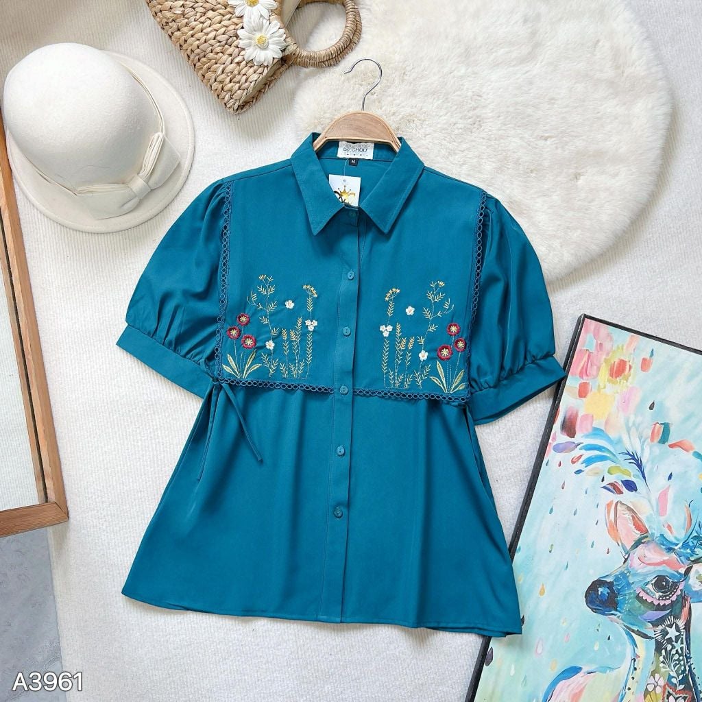 Áo Sơ Mi Bloomy Hoa A3961 (Áo lẻ)