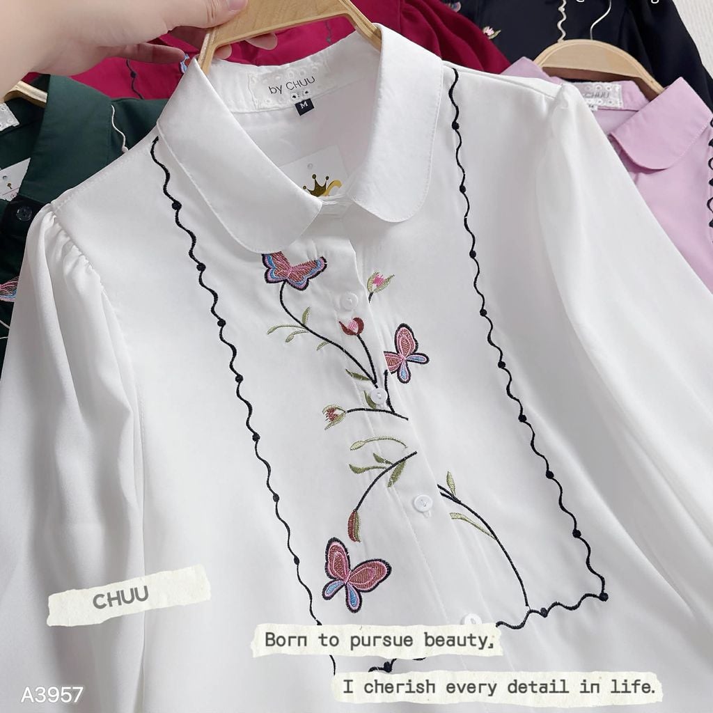 Áo Sơ Mi Bướm Ngũ Sắc A3957 (Áo lẻ)
