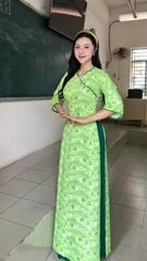 Áo Dài Bánh Hoa Búp AD3055 (Áo lẻ)