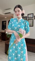 Áo Dài Thiên Nga AD3054 (Áo lẻ)