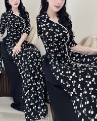 Áo Dài Cánh Én Vàng AD2965 (Áo lẻ)