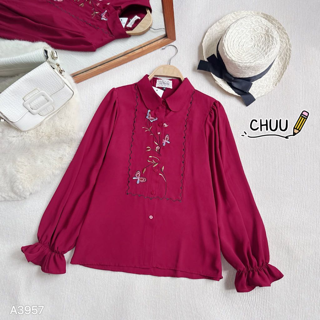 Áo Sơ Mi Bướm Ngũ Sắc A3957 (Áo lẻ)
