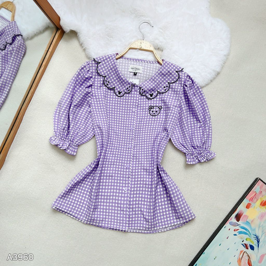 Áo Sơ Mi Cari Gấu Mimi A3960 (Áo lẻ)