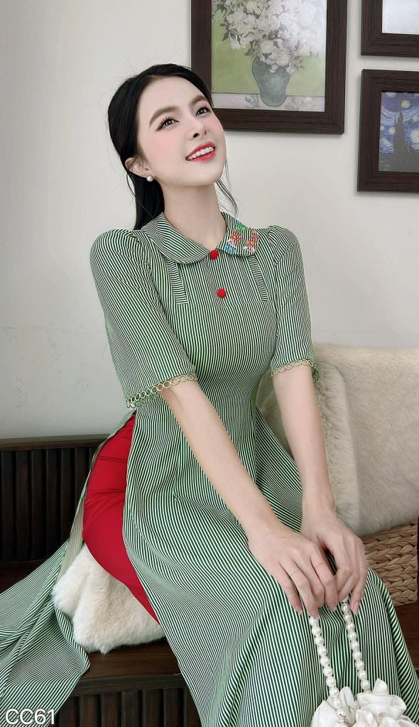 Áo Dài Spring Day AD3056 (Áo lẻ)