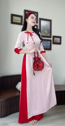 Áo Dài Vườn Địa Đàng Kèm Phụ Kiện AD2010 (Áo lẻ)