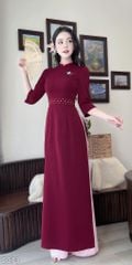 Áo Dài Kẹo Kéo Màu AD3064 (Áo lẻ)