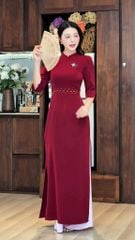 Áo Dài Kẹo Kéo Màu AD3064 (Áo lẻ)