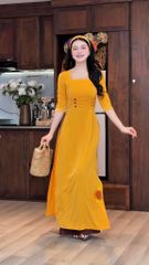 Áo Dài Hướng Dương Mini AD3063 (Áo lẻ)