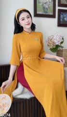 Áo Dài Kẹo Kéo Màu AD3064 (Áo lẻ)