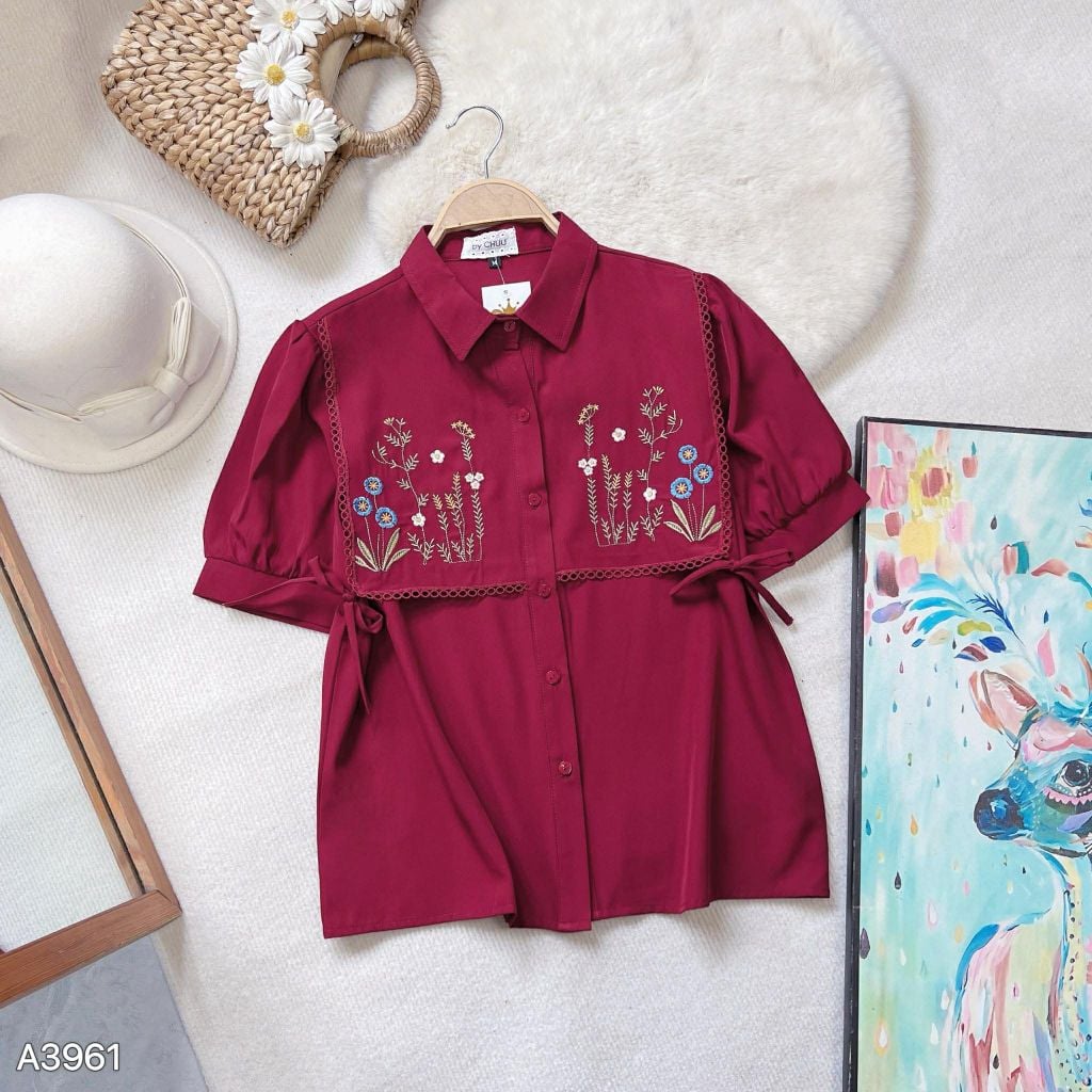 Áo Sơ Mi Bloomy Hoa A3961 (Áo lẻ)