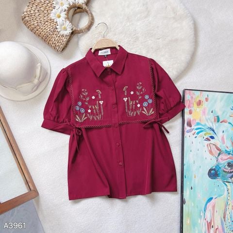 Áo Sơ Mi Bloomy Hoa A3961 (Áo lẻ)